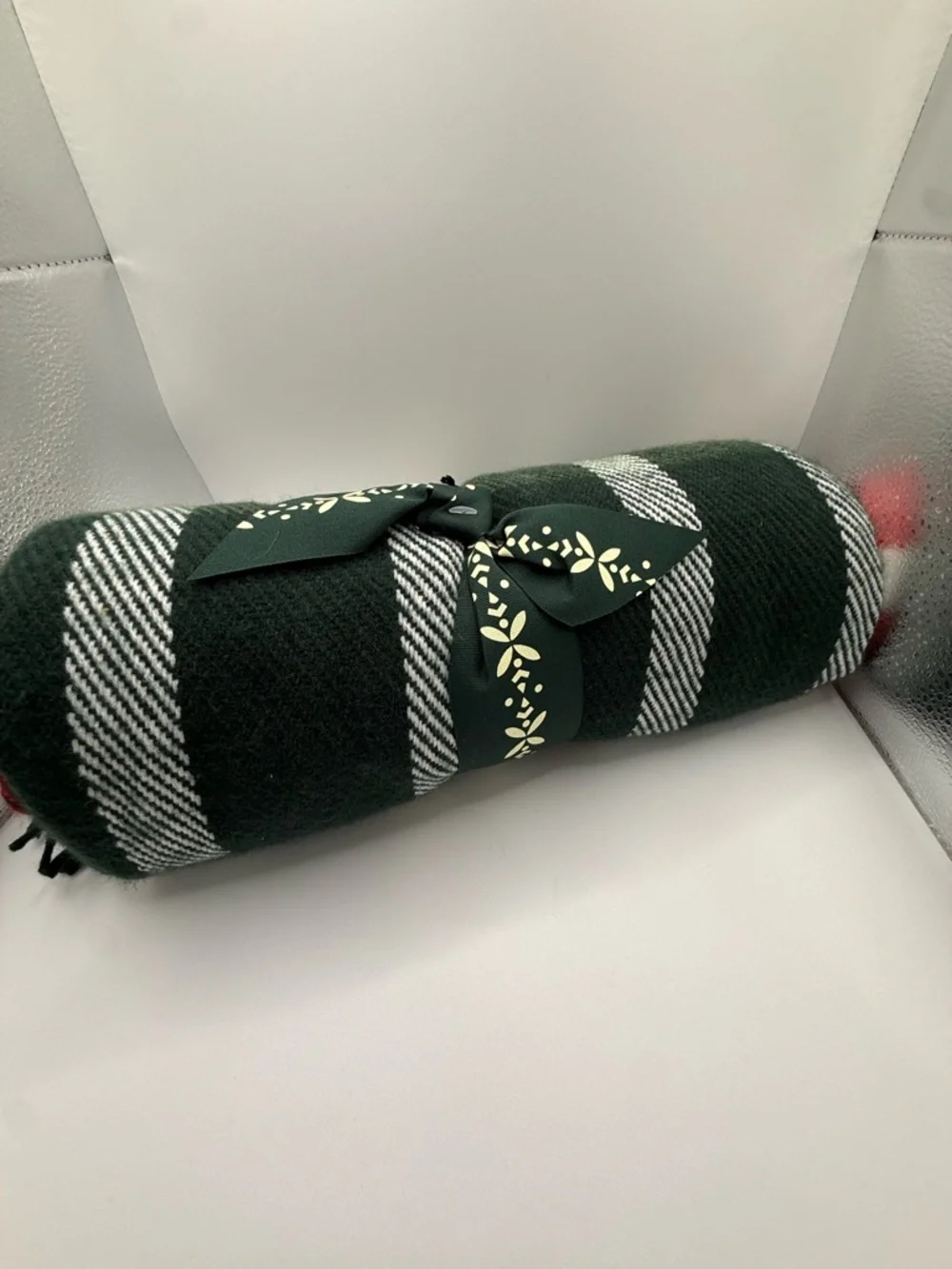 NWT‎ Hearth & Hand with Magnolia Chunky Plaid Throw Blanket Red/Green 50x60